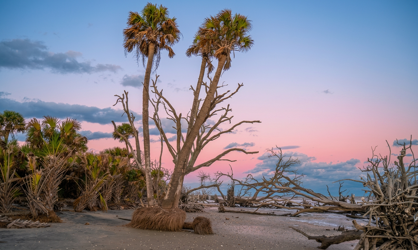 Edisto Beach shoreline